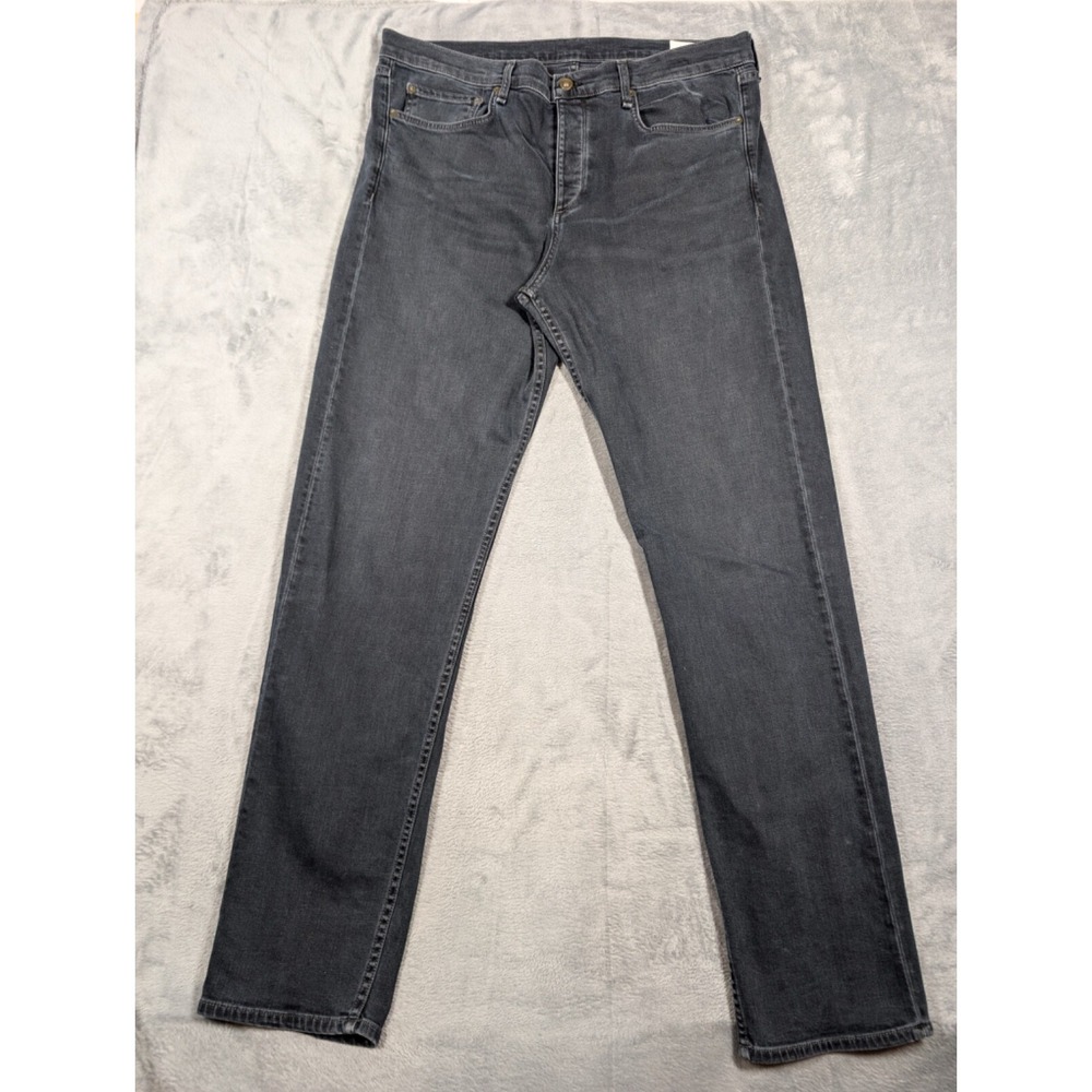 Mens Rag & Bone Fit 2 - Greyson Slim Fit Light Grey  Stretch Jean Size 38X33